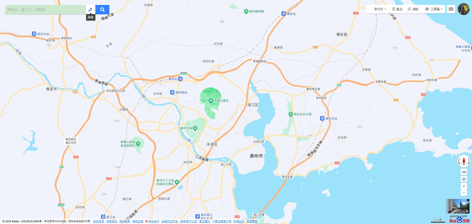 百度地图网页版 百度地图网页版