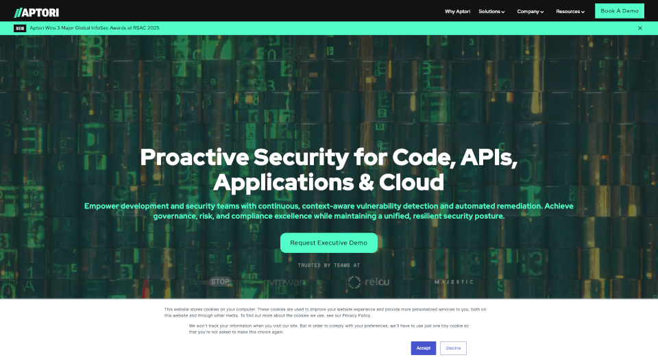 Aptori：AI驱动的自动化应用安全检测与漏洞修复